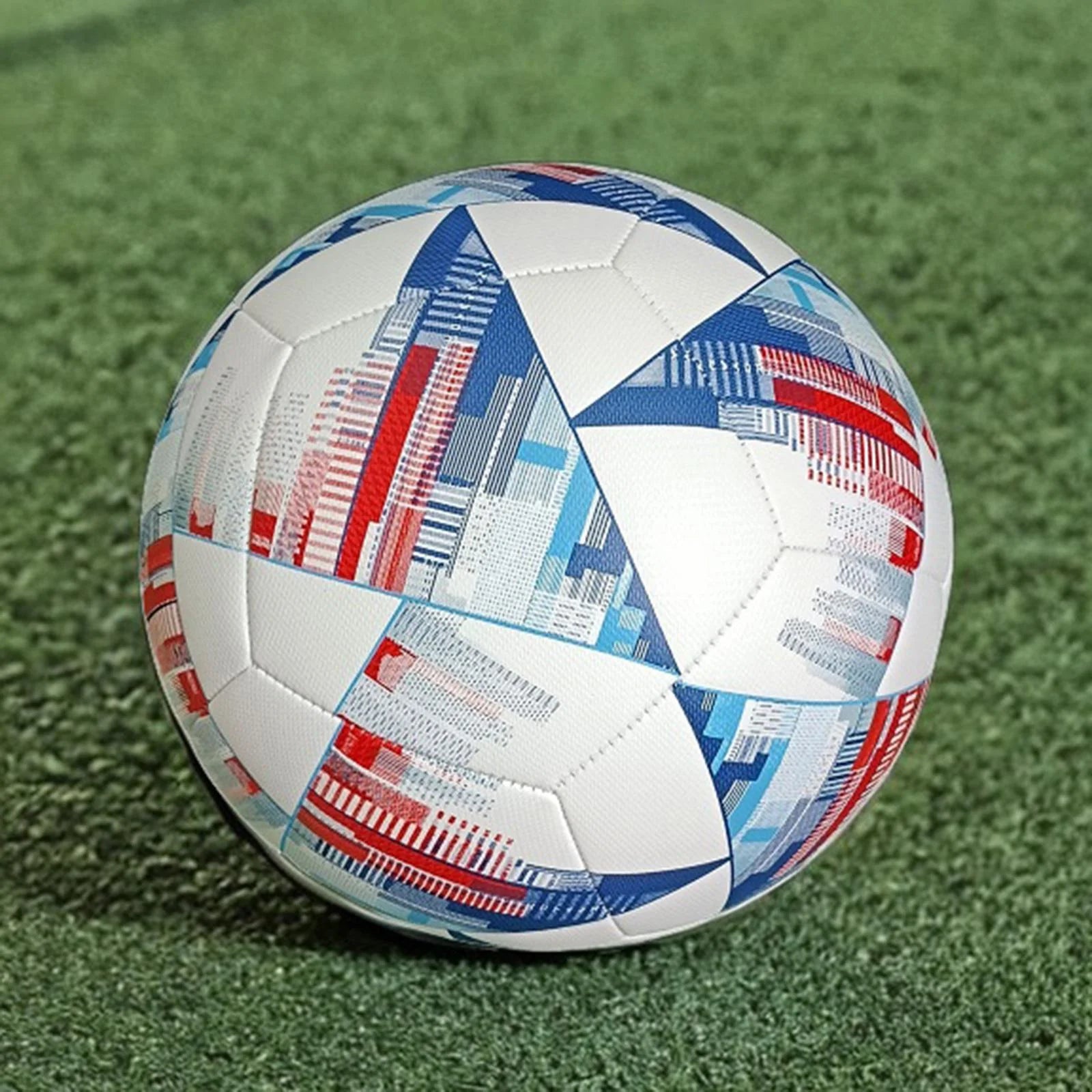 Soccer Ball Size 5 Training Ball Lightweight Soccer Training Equipment Ball Official Match Ball Football for Game Competition School , Multicolor